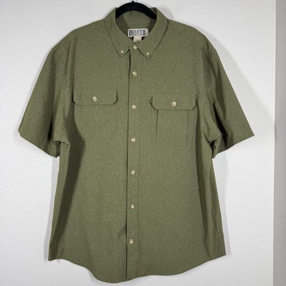 Duluth Trading Co Other - Duluth Men's Breezeshooter Relaxed Fit Shirt Green Guide Safari Outdoors Large